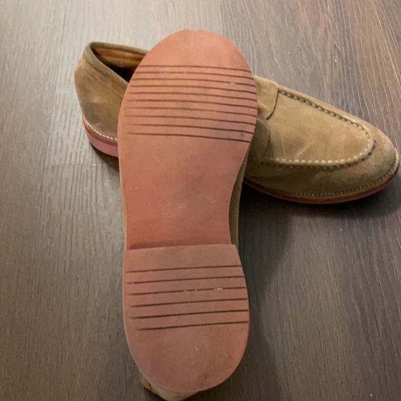 J.Crew Suede Penny Loafers Tan size 10 - Picture 2 of 3